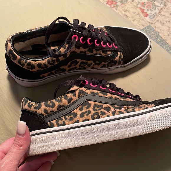 Vans Old School Custom Design - cheetah print with hot pink - Picture 4 of 6